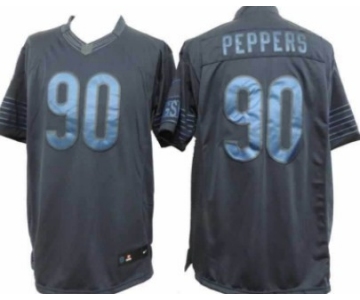 Nike Chicago Bears #90 Julius Peppers Drenched Limited Blue Jersey