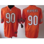 Nike Chicago Bears #90 Julius Peppers Orange Limited Jersey