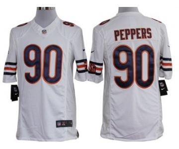 Nike Chicago Bears #90 Julius Peppers White Limited Jersey
