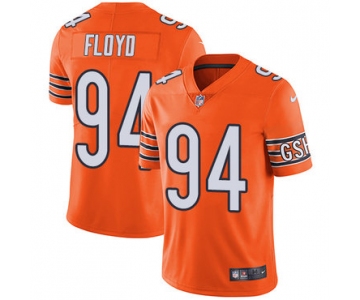 Nike Chicago Bears #94 Leonard Floyd Orange Men's Stitched NFL Limited Rush Jersey