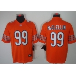 Nike Chicago Bears #99 Shea McClellin Orange Limited Jersey
