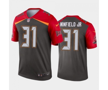 Men's Tampa Bay Buccaneers #31 Antoine Winfield Jr. Inverted Legend Pewter Jersey
