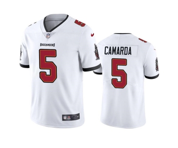 Men's Tampa Bay Buccaneers #5 Jake Camarda White Vapor Untouchable Limited Stitched Jersey