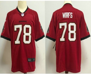 Men's Tampa Bay Buccaneers #78 Tristan Wirfs Red 2020 NEW Vapor Untouchable Stitched NFL Nike Limited Jersey