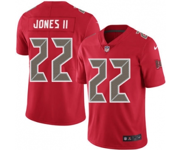 Nike Buccaneers #22 Ronald Jones II Red Men's Stitched NFL Limited Rush Jersey