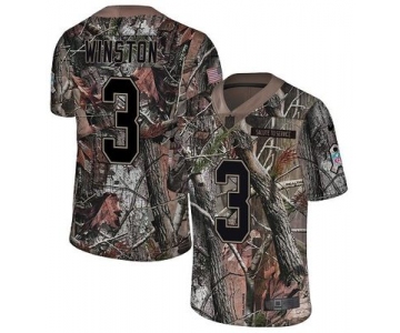 Nike Buccaneers #3 Jameis Winston Camo Men's Stitched NFL Limited Rush Realtree Jersey