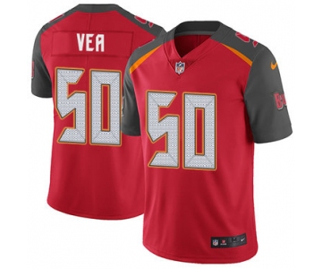 Nike Buccaneers #50 Vita Vea Red Team Color Men's Stitched NFL Vapor Untouchable Limited Jersey