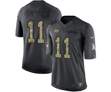 Nike Tampa Bay Buccaneers #11 Adam Humphries Black Men's Stitched NFL Limited 2016 Salute to Service Jersey