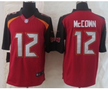 Nike Tampa Bay Buccaneers #12 Josh McCown 2014 Red Limited Jersey
