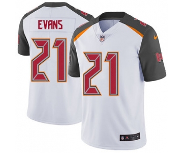 Nike Tampa Bay Buccaneers #21 Justin Evans White Men's Stitched NFL Vapor Untouchable Limited Jersey