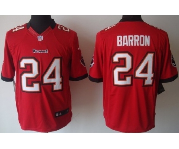Nike Tampa Bay Buccaneers #24 Mark Barron Red Limited Jersey