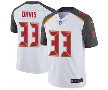 Nike Tampa Bay Buccaneers #33 Carlton Davis White Men's Stitched NFL Vapor Untouchable Limited Jersey