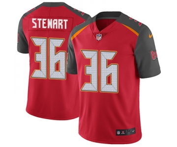 Nike Tampa Bay Buccaneers #36 M.J. Stewart Red Team Color Men's Stitched NFL Vapor Untouchable Limited Jersey
