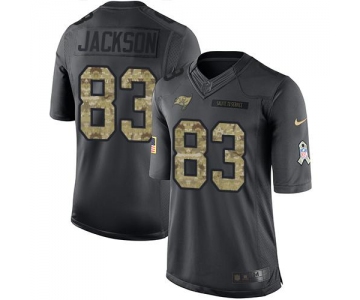 Nike Tampa Bay Buccaneers #83 Vincent Jackson Black Men's Stitched NFL Limited 2016 Salute to Service Jersey