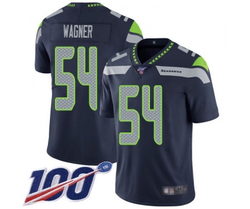 Nike Seahawks #54 Bobby Wagner Steel Blue Team Color Men's Stitched NFL 100th Season Vapor Limited Jersey