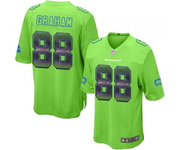 Nike Seahawks #88 Jimmy Graham Green Alternate Men's Stitched NFL Limited Strobe Jersey