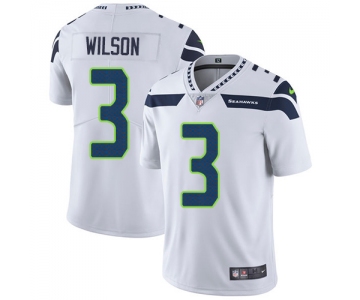 Nike Seattle Seahawks #3 Russell Wilson White Men's Stitched NFL Vapor Untouchable Limited Jersey