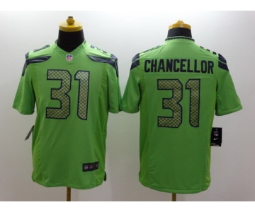 Nike Seattle Seahawks #31 Kam Chancellor Green Limited Jersey