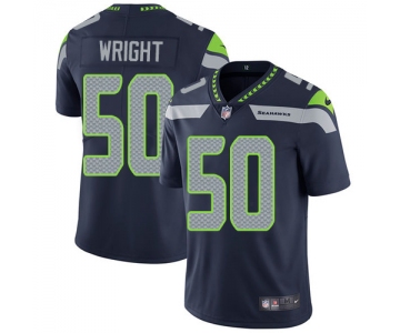 Nike Seattle Seahawks #50 K.J. Wright Steel Blue Team Color Men's Stitched NFL Vapor Untouchable Limited Jersey