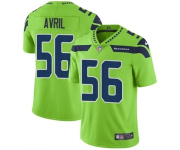 Nike Seattle Seahawks #56 Cliff Avril Green Men's Stitched NFL Limited Rush Jersey