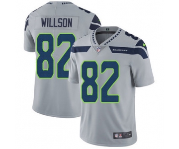 Nike Seattle Seahawks #82 Luke Willson Grey Alternate Men's Stitched NFL Vapor Untouchable Limited Jersey