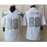 Nike Seattle Seahawks #88 Jimmy Graham Platinum White Limited Jersey