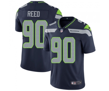 Nike Seattle Seahawks #90 Jarran Reed Steel Blue Team Color Men's Stitched NFL Vapor Untouchable Limited Jersey