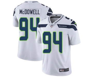 Nike Seattle Seahawks #94 Malik McDowell White Men's Stitched NFL Vapor Untouchable Limited Jersey