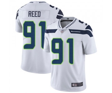Seahawks #91 Jarran Reed White Men's Stitched Football Vapor Untouchable Limited Jersey
