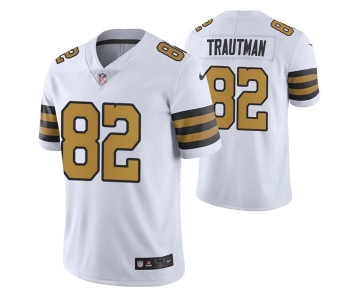 Men's New Orleans Saints #82 Adam Trautman Color Rush Stitched Jersey