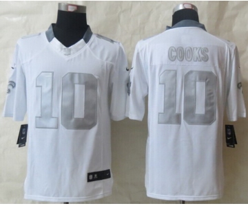 Nike New Orleans Saints #10 Brandin Cooks Platinum White Limited Jersey