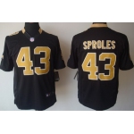 Nike New Orleans Saints #43 Darren Sproles Black Limited Jersey