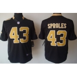 Nike New Orleans Saints #43 Darren Sproles Black Limited Jersey