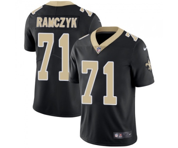 Nike New Orleans Saints #71 Ryan Ramczyk Black Team Color Men's Stitched NFL Vapor Untouchable Limited Jersey