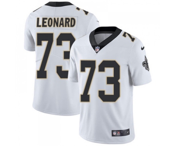 Nike New Orleans Saints #73 Rick Leonard White Men's Stitched NFL Vapor Untouchable Limited Jersey