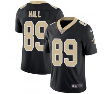 Nike New Orleans Saints #89 Josh Hill Black Team Color Men's Stitched NFL Vapor Untouchable Limited Jersey