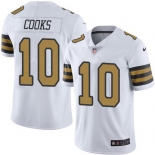 Nike Saints #10 Brandin Cooks White Men's Stitched NFL Limited Rush Jersey