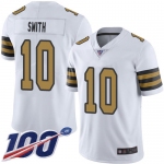 Nike Saints #10 Tre'Quan Smith White Men's Stitched NFL Limited Rush 100th Season Jersey