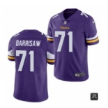 Men Minnesota Vikings #71 Christian Darrisaw Purple 2021 Vapor Untouchable Limited Stitched NFL Jersey