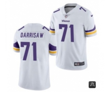 Men Minnesota Vikings #71 Christian Darrisaw White 2021 Vapor Untouchable Limited Stitched NFL Jersey