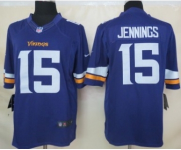 Nike Minnesota Vikings #15 Greg Jennings 2013 Purple Limited Jersey