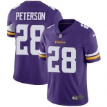 Nike Minnesota Vikings #28 Adrian Peterson Purple Team Color Men's Stitched NFL Vapor Untouchable Limited Jersey
