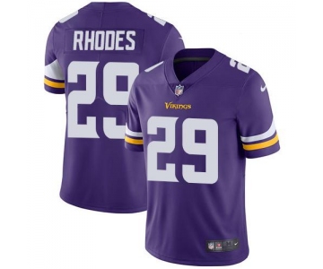 Nike Minnesota Vikings #29 Xavier Rhodes Purple Team Color Men's Stitched NFL Vapor Untouchable Limited Jersey