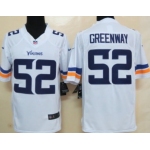 Nike Minnesota Vikings #52 Chad Greenway 2013 White Limited Jersey