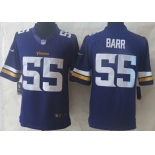 Nike Minnesota Vikings #55 Anthony Barr 2013 Purple Limited Jersey