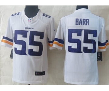 Nike Minnesota Vikings #55 Anthony Barr 2013 White Limited Jersey