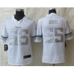 Nike Minnesota Vikings #55 Anthony Barr Platinum White Limited Jersey