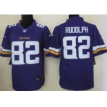 Nike Minnesota Vikings #82 Kyle Rudolph 2013 Purple Limited Jersey