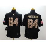 Nike Minnesota Vikings #84 Cordarrelle Patterson Salute to Service Black Limited Jersey