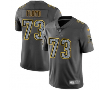 Nike Vikings #73 Sharrif Floyd Gray Static Men's Stitched NFL Vapor Untouchable Limited Jersey